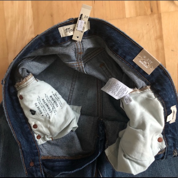 MADEWELL The Tall Momjean in Downey Wash jeans - Picture 8 of 9